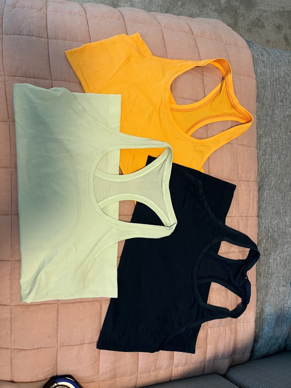 Lululemon Swiftly Bundle Racerback Tank bundle - orange, navy, green